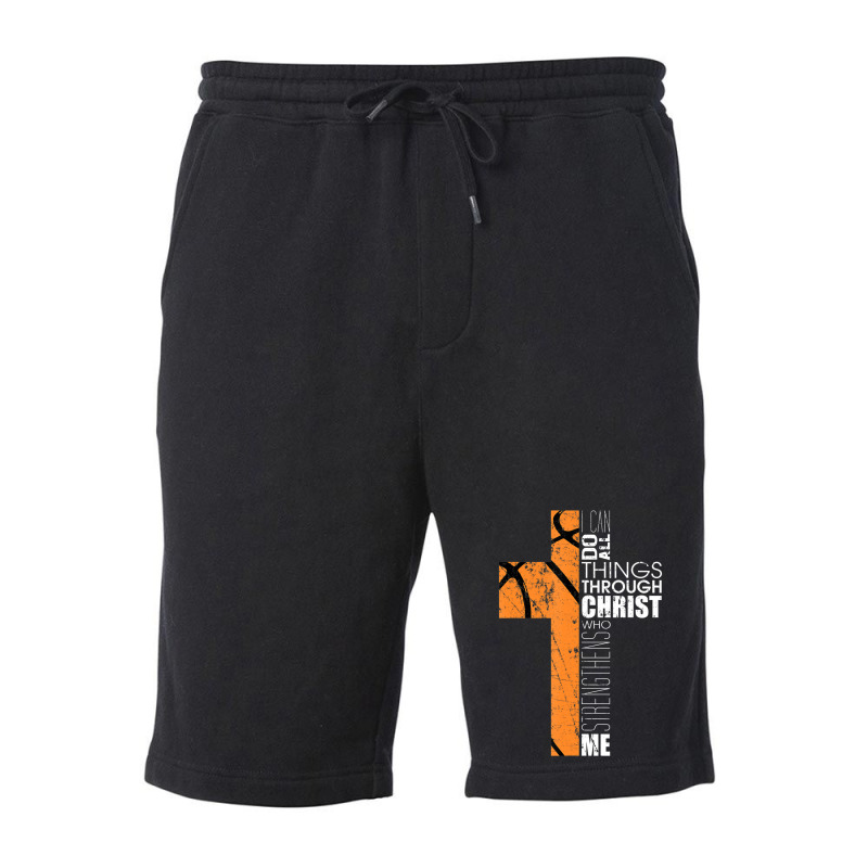 Christian Basketball Teen Boys Men Religious Verses Fleece Short | Artistshot