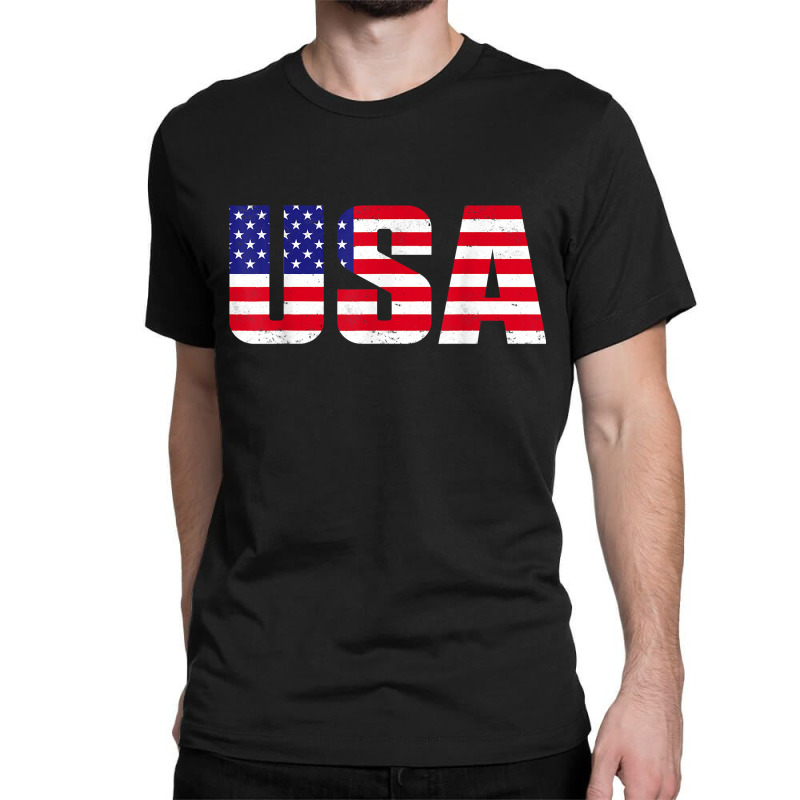 Usa Patriotic American Flag For Men Women Kids Boys Girls Classic T-shirt | Artistshot