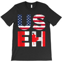 Usa Pride Us Flag Day Useh Canadian Canada T-shirt | Artistshot