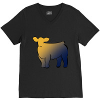 Show Cattle V-neck Tee | Artistshot