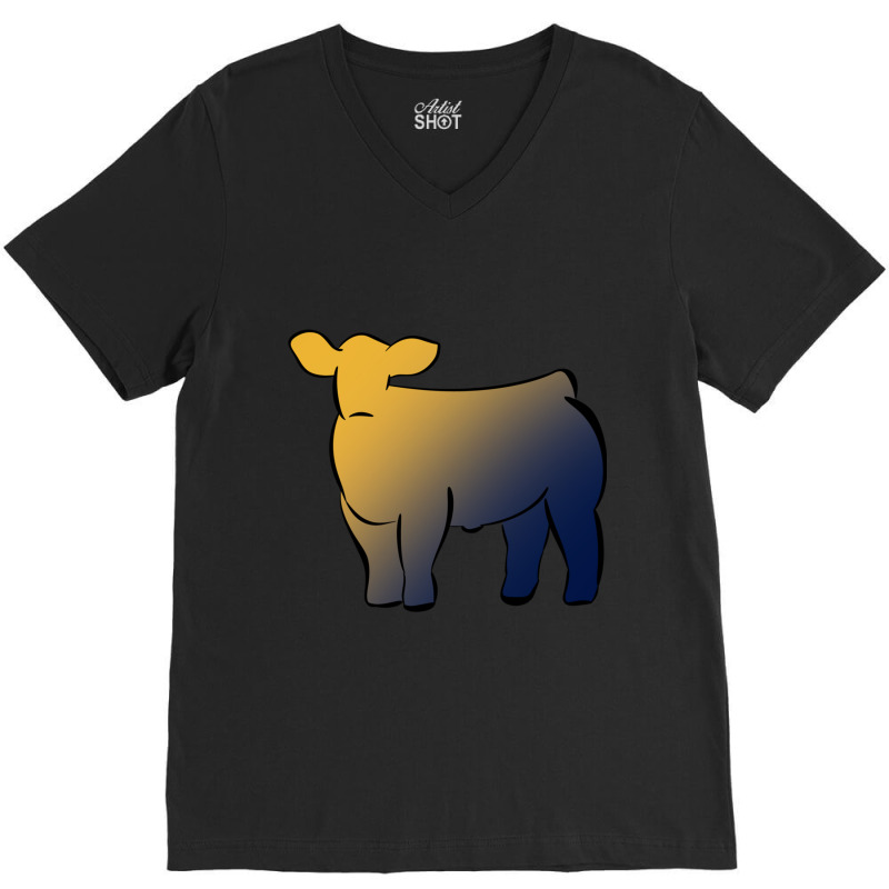 Show Cattle V-neck Tee | Artistshot