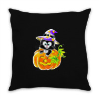 Halloween Cartoon Throw Pillow | Artistshot