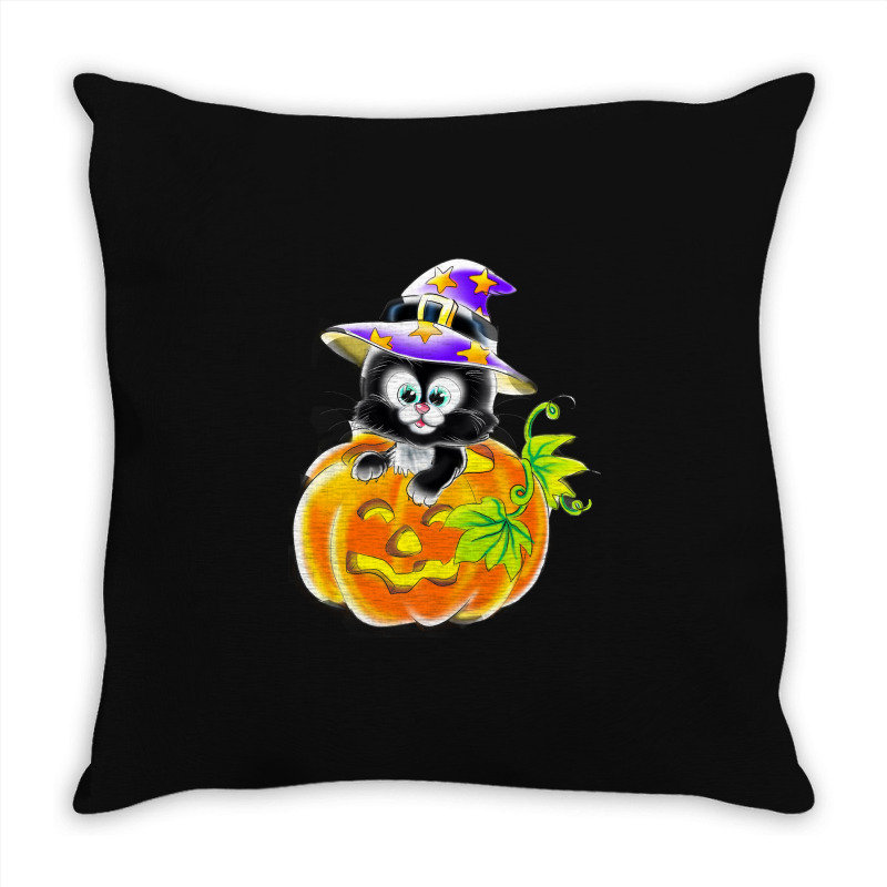 Halloween Cartoon Throw Pillow | Artistshot