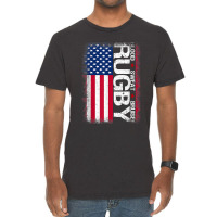 Usa Rugby American Flag Distressed Rugby 4th Of July Gift Vintage T-shirt | Artistshot