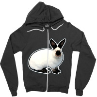 Show Rabbit Zipper Hoodie | Artistshot