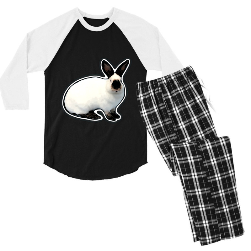 Show Rabbit Men's 3/4 Sleeve Pajama Set | Artistshot