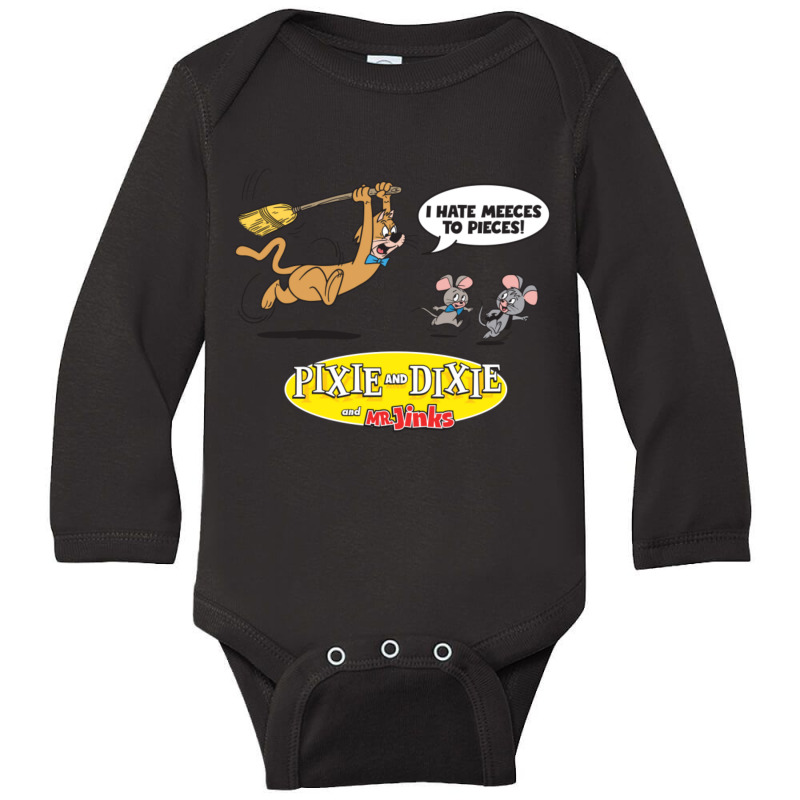 I Hate Meeses To Pieces Long Sleeve Baby Bodysuit by cm-arts | Artistshot