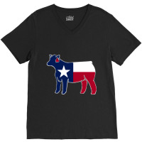 Texas Heifer V-neck Tee | Artistshot