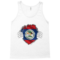 Super Belizean Heritage Proud Belize Roots Flag Pullover Hoodie Tank Top | Artistshot