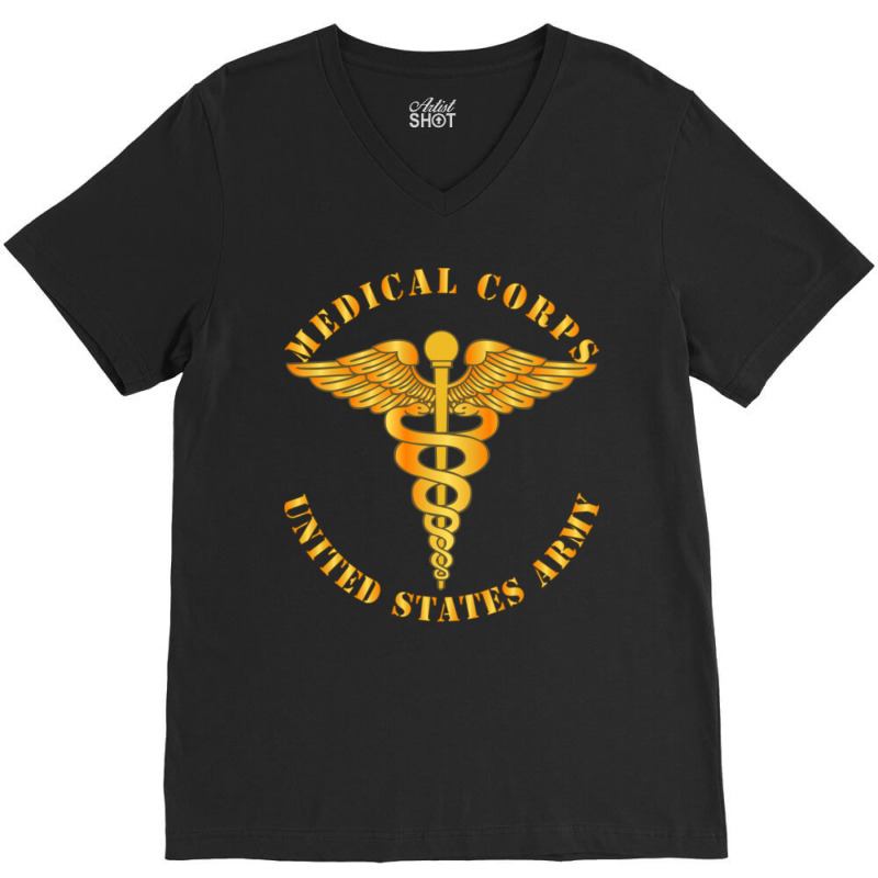 Medical Corps - Us Army V-Neck Tee by cm-arts | Artistshot