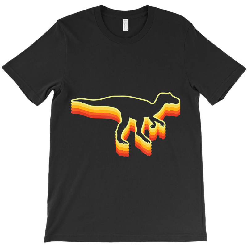 Allosaurus Vintage Retro Rainbow T-shirt | Artistshot