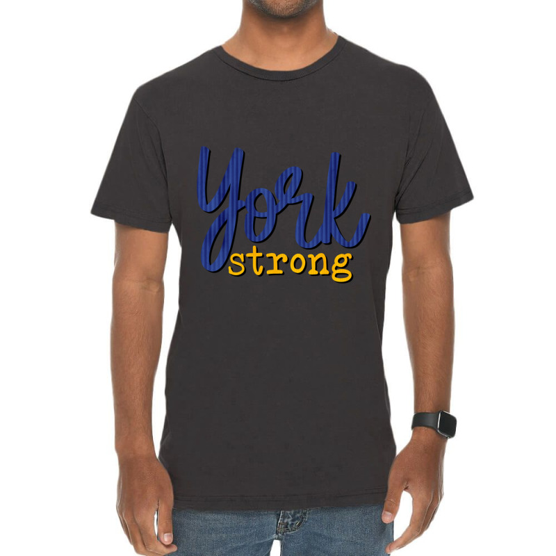 York Strong Vintage T-shirt | Artistshot