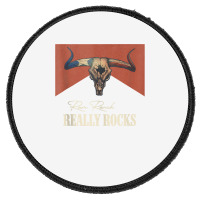 Ram Ranch Really Rocks Vintage Bull Skull Western Country Tank Top Round Patch | Artistshot