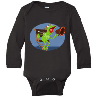 Kermit The Frog - Director Long Sleeve Baby Bodysuit | Artistshot