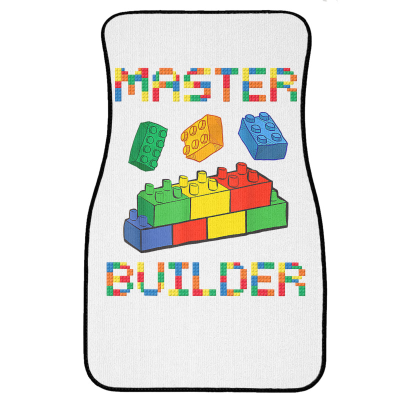 Brick Builder Blocks Building Master Builder Funny Toys Kids Front Car Mat | Artistshot