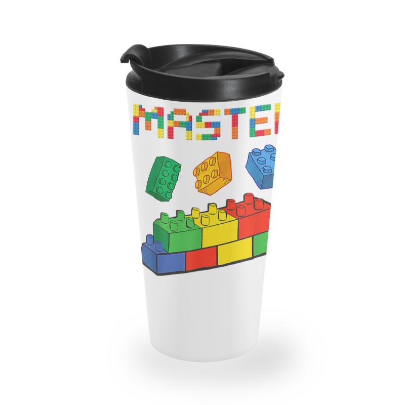 Brick Builder Blocks Building Master Builder Funny Toys Kids Travel Mug | Artistshot