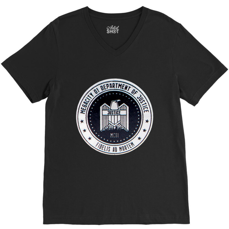 Megacity Doj (dredd) V-neck Tee | Artistshot