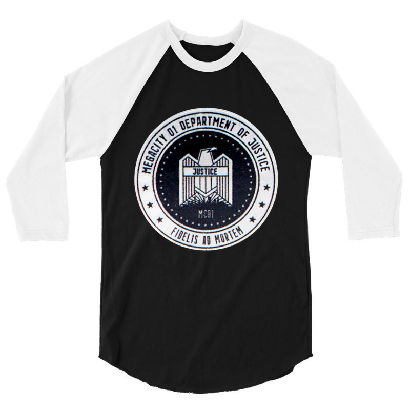 Megacity Doj (dredd) 3/4 Sleeve Shirt | Artistshot