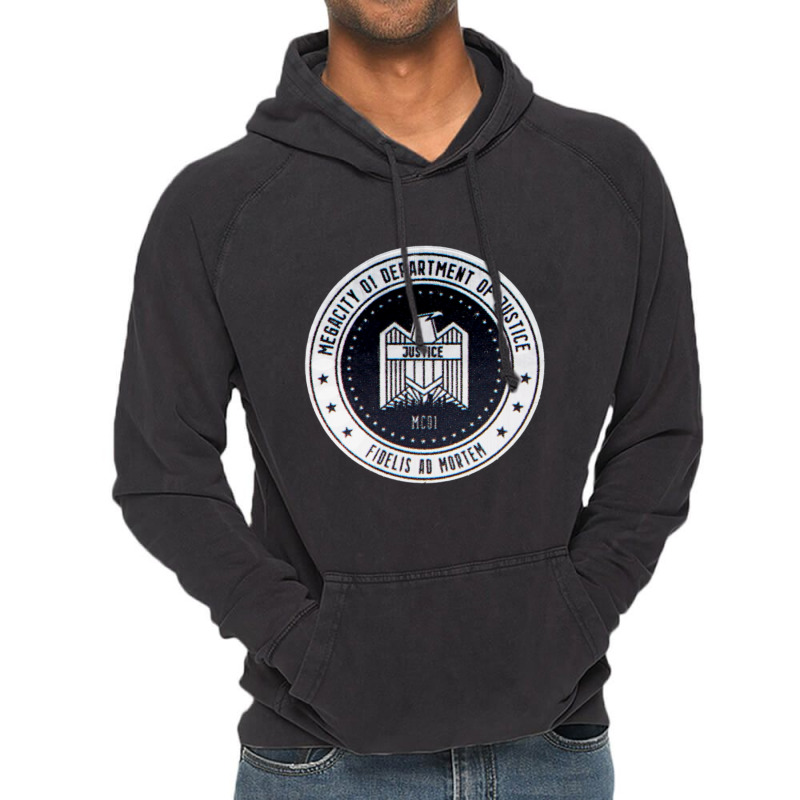 Megacity Doj (dredd) Vintage Hoodie | Artistshot