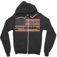 Uss Carter Hall Lsd-50 Dock Landing Ship American Flag Zipper Hoodie | Artistshot