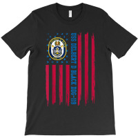 Uss Delbert D Black Ddg-119 American Flag Destroyer Ship T-shirt | Artistshot