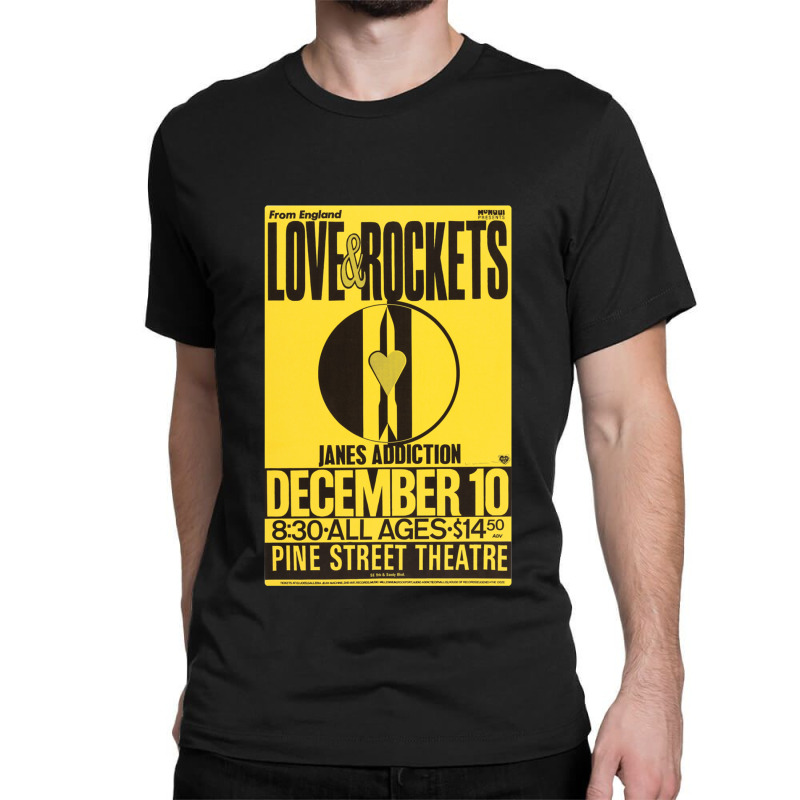 For Mens Womens Love And Rockets Jane_s Addiction Music Vintage Retro Classic T-shirt by cm-arts | Artistshot