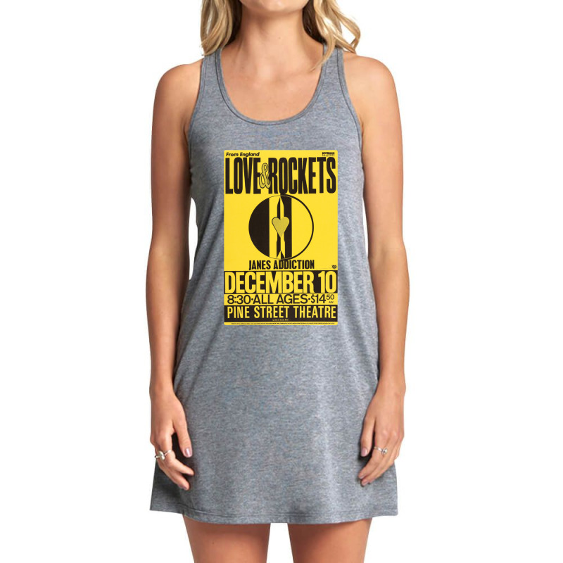 For Mens Womens Love And Rockets Jane_s Addiction Music Vintage Retro Tank Dress by cm-arts | Artistshot