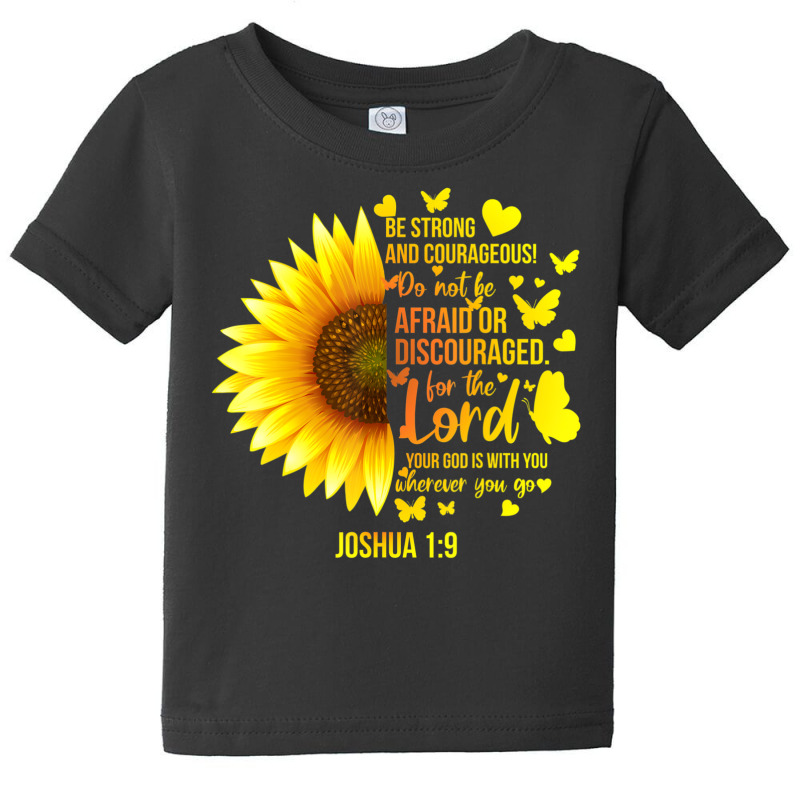 Christian Sunflower Joshua 19 Bible Verse, Girls Pretty Baby Tee by Min01 | Artistshot