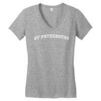 St Petersburg Arch Athletic College University Alumni Style T Shirt Women's V-neck T-shirt | Artistshot