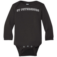 St Petersburg Arch Athletic College University Alumni Style T Shirt Long Sleeve Baby Bodysuit | Artistshot