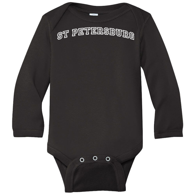 St Petersburg Arch Athletic College University Alumni Style T Shirt Long Sleeve Baby Bodysuit by puetzee | Artistshot