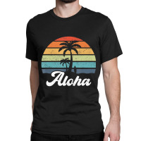 Aloha Hawaii Hawaiian Island Palm Beach Surfboard Surf Classic T-shirt | Artistshot