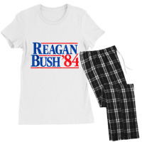 Reagan Bush '84 Vintage Republican Tank Top Women's Pajamas Set | Artistshot