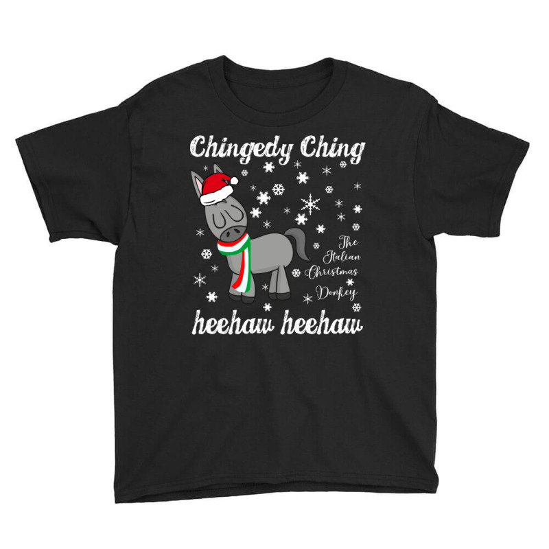 Dominick The Christmas Donkey Italian Christmas Donkey Youth Tee by cm-arts | Artistshot