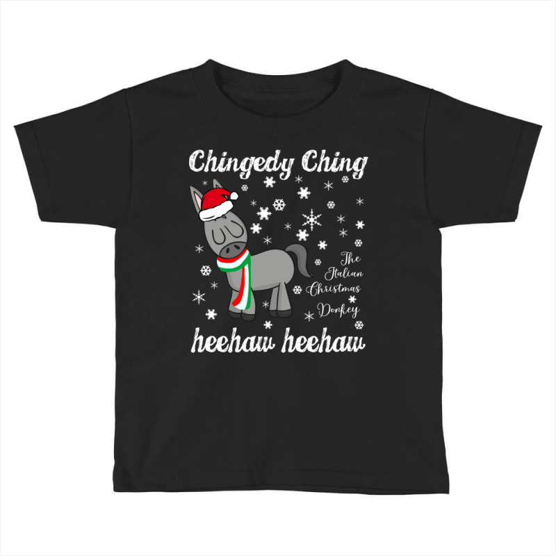 Dominick The Christmas Donkey Italian Christmas Donkey Toddler T-shirt by cm-arts | Artistshot