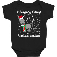 Dominick The Christmas Donkey Italian Christmas Donkey Baby Bodysuit | Artistshot