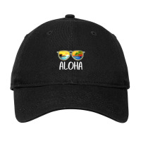 Aloha Hawaii Hawaiian Island Sunglasses Palm Trees Beach Adjustable Cap | Artistshot