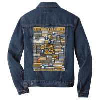 The Wise Words From Eric Forman's Basement Men Denim Jacket | Artistshot