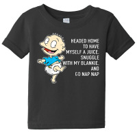 Mademark X Rugrats Tommy Pickles Juice, Blankie & Nap Nap Baby Tee | Artistshot