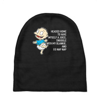 Mademark X Rugrats Tommy Pickles Juice, Blankie & Nap Nap Baby Beanies | Artistshot