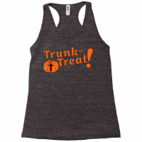 Trunk Or Treat Cute Christian Halloween T Shirt Racerback Tank | Artistshot