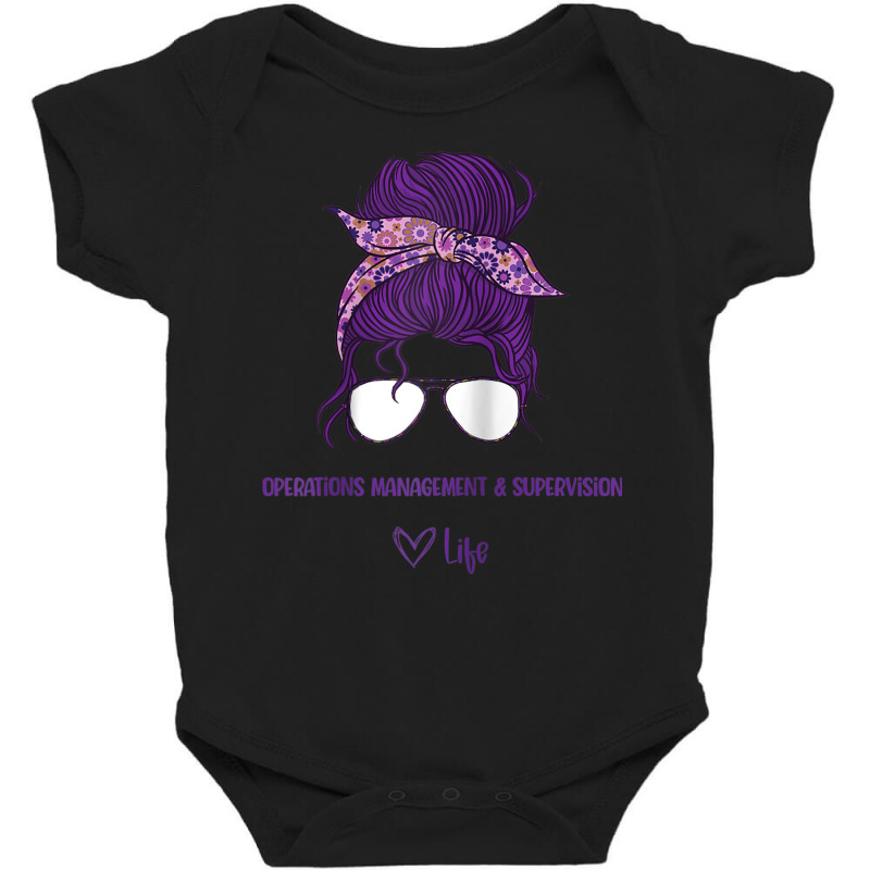 Women's Operations Management & Supervision Life, Operations Raglan Ba Baby Bodysuit | Artistshot