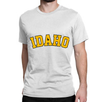 Idaho Baseball Tee, Vandal, College, Potatoe State, Gift Raglan Baseba Classic T-shirt | Artistshot