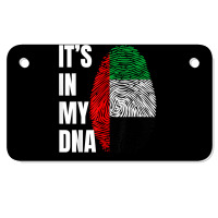 Fingerprint Dna Biometry Flag Arabic Emirates T Shirt Motorcycle License Plate | Artistshot