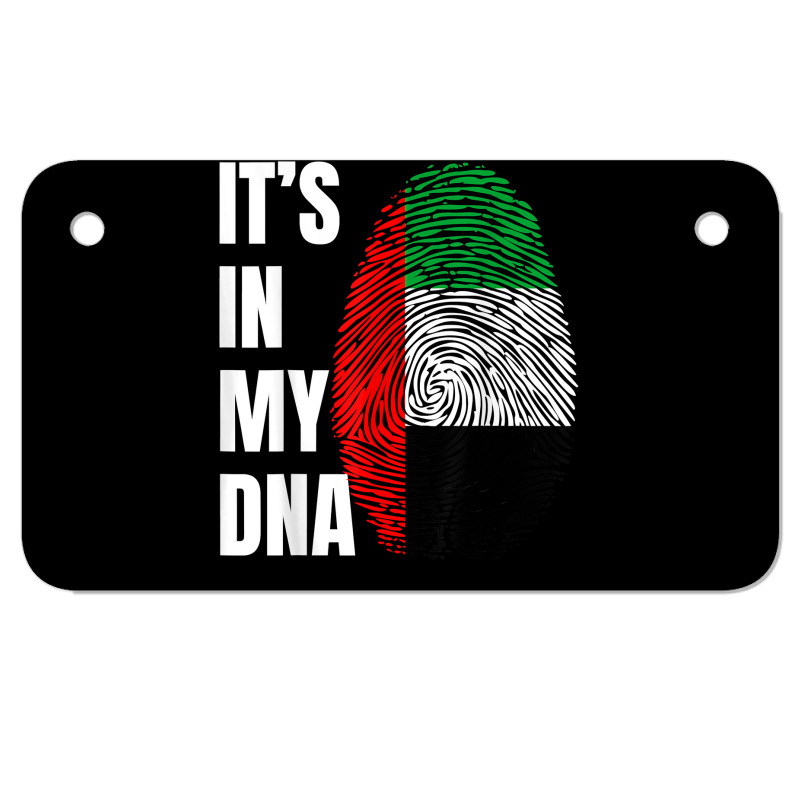 Fingerprint Dna Biometry Flag Arabic Emirates T Shirt Motorcycle License Plate by cm-arts | Artistshot