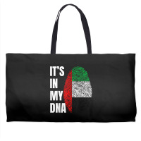 Fingerprint Dna Biometry Flag Arabic Emirates T Shirt Weekender Totes | Artistshot