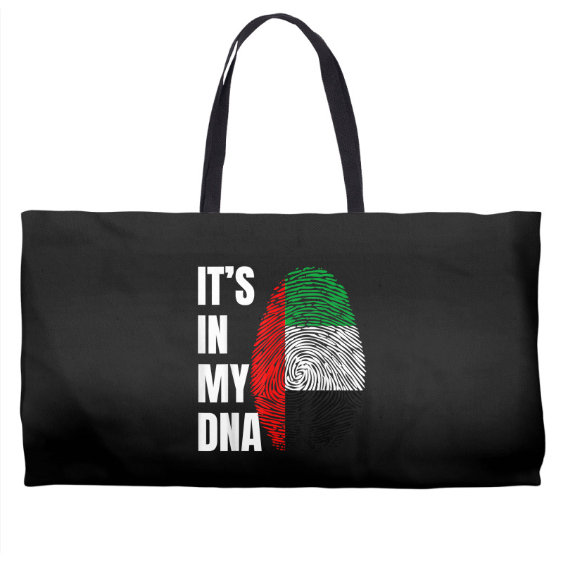 Fingerprint Dna Biometry Flag Arabic Emirates T Shirt Weekender Totes by cm-arts | Artistshot