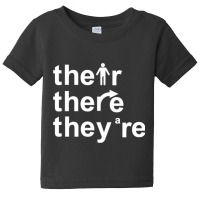 Their, There, They're. Baby Tee | Artistshot