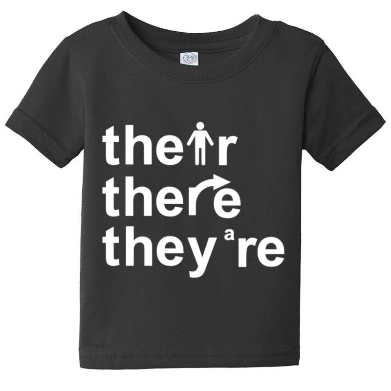 Their, There, They're. Baby Tee by cm-arts | Artistshot