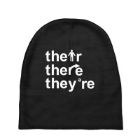 Their, There, They're. Baby Beanies | Artistshot